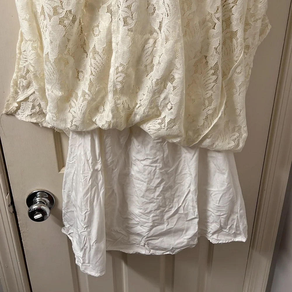 Abercrombie & Fitch lace halter top maxi dress